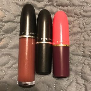 MAC lipsticks